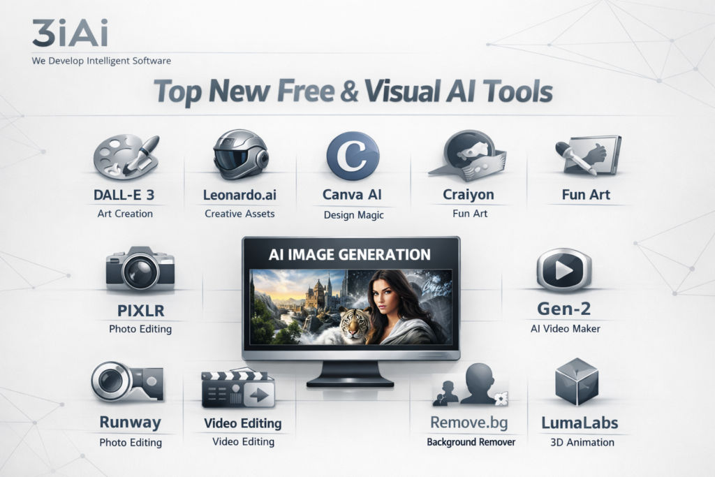 Top New Free and Visual AI Tools -3iai.tech